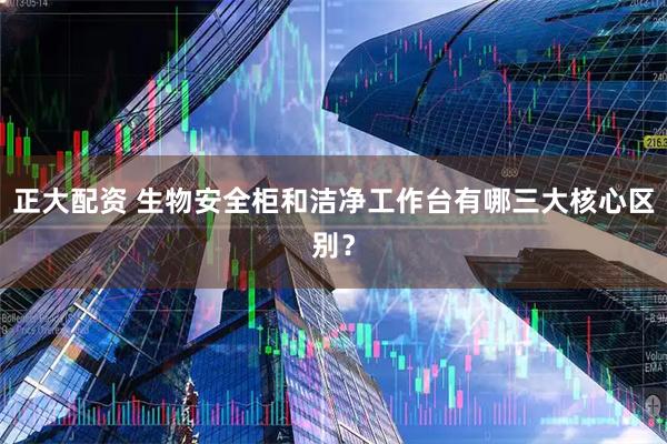 正大配资 生物安全柜和洁净工作台有哪三大核心区别？