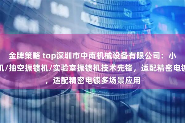 金牌策略 top深圳市中南机械设备有限公司：小型镀金振镀机/抽空振镀机/实验室振镀机技术先锋，适配精密电镀多场景应用